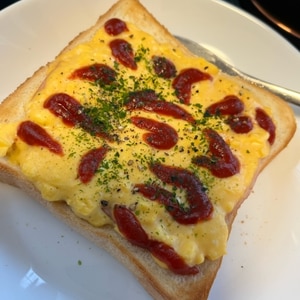 超簡単　名古屋のモーニング定番　卵トースト